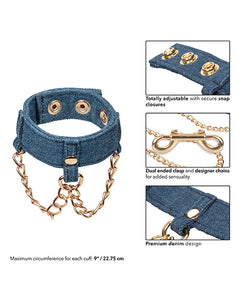 Denim Dreams BDSM Wrist Restraints Collection