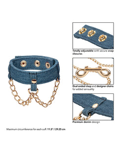 Denim Desire Adjustable Ankle Restraints