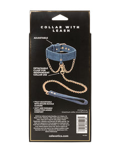 Denim Adventure Collar & Leash Set