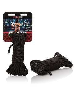 Sensational Scandal Restraint Rope - Alluring Black