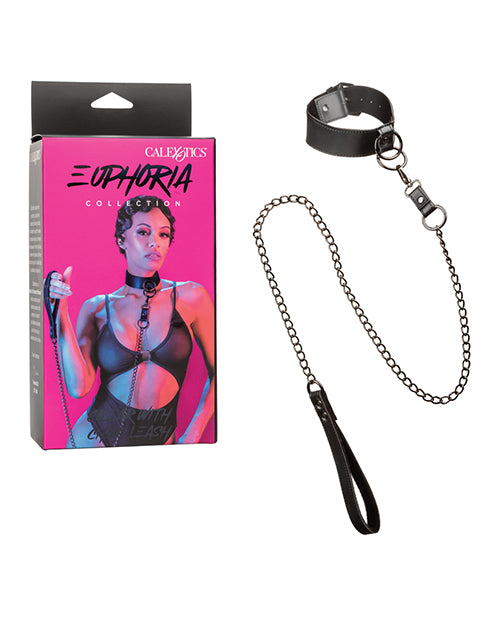 Euphoria BDSM Halsband und Kettenleine Set