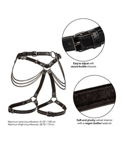 Euphoria Collection Adjustable Multi Chain Thigh Harness