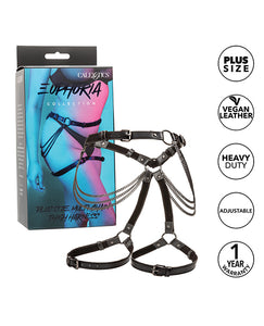 Euphoria Plus Size Multi Chain Thigh Harness para Sensualidade Máxima