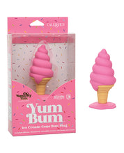 Load image into Gallery viewer, Naughty Bits Yum Bum Ice Cream Cone Butt Plug - Pink
