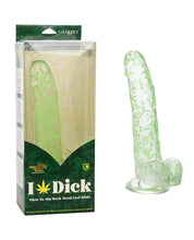 Carregue a imagem no visualizador da Galeria, Dildo de Folha de Maconha que Brilha no Escuro com Base de Ventosa
