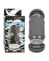 Pleasure Pro Dual-Action Vibro Stroker - Mitternachts Schwarz