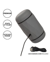 Charger l&#39;image dans la visionneuse de la galerie, Pleasure Pro Dual-Action Vibro Stroker - Noir Minuit
