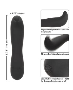 Sonde de prostate rechargeable Dr. Joel Kaplan - Noir