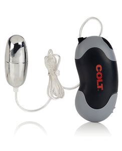 COLT Xtreme Turbo Vibrating Bullet with Waterproof Power Pack - Dual Speed Silver