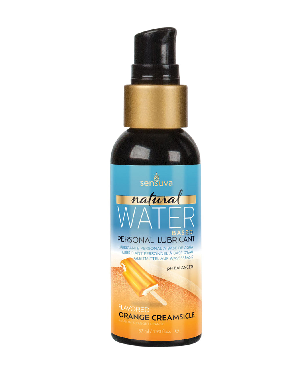 Sensuva Orange Creamsicle Natural Water-Based Personal Lubricant - 1.93 oz