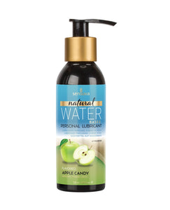 Sensuva Natural Water-Based Personal Lubricant - 4.23 oz Apple Candy Delight