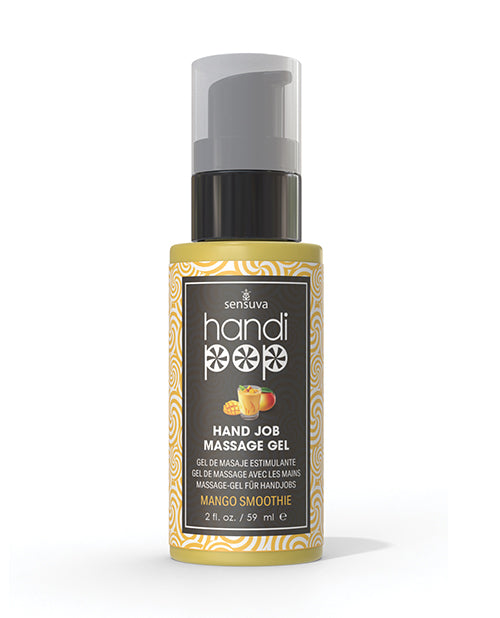 Gel de Massagem Comestível HandiPop Sabor Manga - 2 oz Aumentador de Diversão