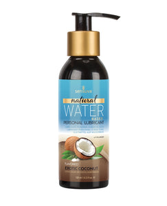 Sensuva Exótico Lubrificante Pessoal à Base de Água de Coco - 4 oz