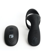 Cargue la imagen en el visor de la galería, Anillo para el pene Versatile Vibe con control remoto - Negro para el placer
