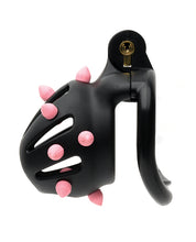 Load image into Gallery viewer, Sport Fucker Cellmate FlexiSpike Chastity Device Black Pink
