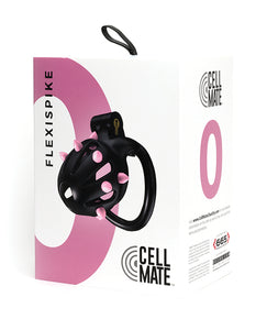 Dispositivo de Castidad Sport Fucker Cellmate FlexiSpike Negro Rosa