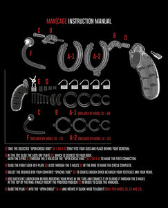 BDSM Control Man Cage Chastity Device with Detachable Butt Plug