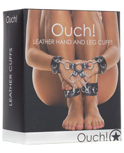 Load image into Gallery viewer, Versatile Leather Hand and Leg Restraints for Ultimate Comfort
