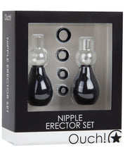 Load image into Gallery viewer, Nipple Stimulation Pump Set - Black for Enhanced Pleasure
