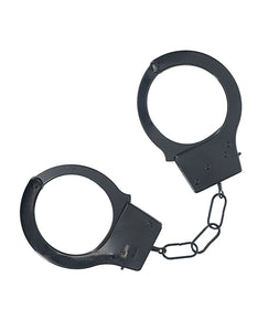 Exciting Black Metal Handcuffs for Intimate Play