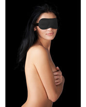 Load image into Gallery viewer, Seductive Curved Eye Mask - Black
