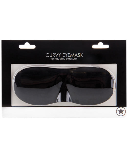 Seductive Curved Eye Mask - Black