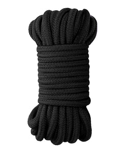 Corde japonaise noire soyeuse de 10 m pour le temps de jeu