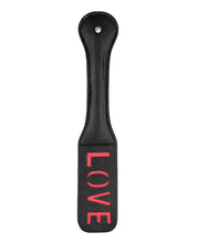 Load image into Gallery viewer, Ouch Love Leather Paddle - Black
