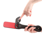 Load image into Gallery viewer, Ouch Love Leather Paddle - Black
