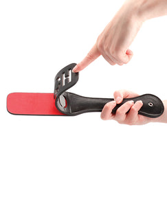 Ouch Marking Paddle - Couro Preto