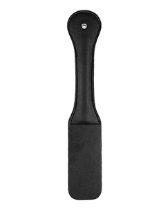 Paddle per marchi di schiavi reversibile - Pelle sintetica nera