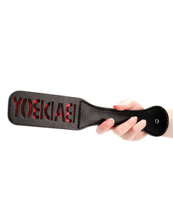 Reversed Imprint Bad Boy Paddle - Black