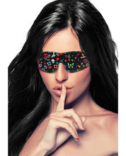 Load image into Gallery viewer, Vintage Tattoo-Inspired Sleep and Sensual Eye Mask Black
