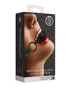 Denim-Strapped Breathable Ball Gag by Shots Ouch For Comfort