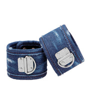 Load image into Gallery viewer, Denim Handcuffs by Shots Ouch for Stylish Restraint
