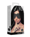 Masque pour les yeux BDSM noir orné de diamants par Shots Ouch