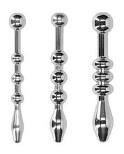 Load image into Gallery viewer, Metal Urethral Sounding Plug Set - 58mm Stimulator for Adventurous Play
