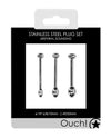 Urethral Sounding Metal Plug Set - 49/50mm - Exciting Sensation for Adventurous Play