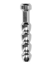 Load image into Gallery viewer, Stainless Steel Ribbed Urethral Sounding Plug - 9mm Pleasure Tool
