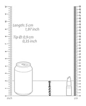 Carregue a imagem no visualizador da Galeria, Plug de Sonde Uretral Estriado em Aço Inoxidável - Ferramenta de Prazer de 9mm
