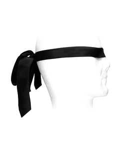 Satin Bondage Tie in Black & White Tie Me Up Edition