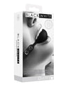 Ouch Black & White Adjustable Silicone Ball Gag for Play