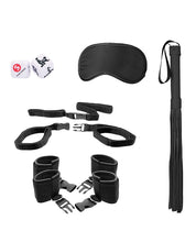 Load image into Gallery viewer, Black &amp; White Bed Post Restraint Kit with Free Bonus Accessories
