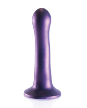 Carregue a imagem no visualizador da Galeria, Curvy G-spot Dildo in Metallic Purple - 7&quot; Shots Ouch
