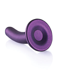 Dildo G-spot Liscio 5" Viola Metallico di Shots Ouch