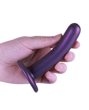 Load image into Gallery viewer, Metallic Purple 5&quot; Smooth G-spot Dildo by Shots Ouch
