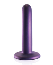 Load image into Gallery viewer, Metallic Purple 5&quot; Smooth G-spot Dildo by Shots Ouch
