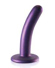 Load image into Gallery viewer, Metallic Purple 5&quot; Smooth G-spot Dildo by Shots Ouch
