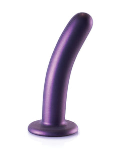 Metallic Lilla 6" G-punkt Dildo af Shots Ouch