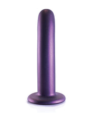 Încărcați imaginea în vizualizatorul Galerie, Dildo G-spot 6&quot; Violet Metalic de la Shots Ouch
